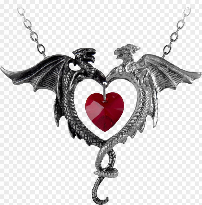 NECKLACE Necklace Charms & Pendants Jewellery Dragon Pewter PNG