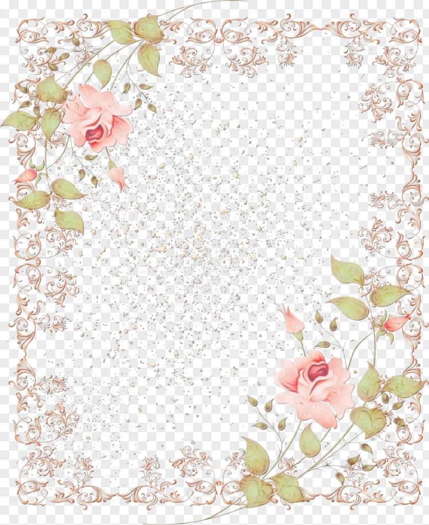 Paper Product Plant Pink Background Frame PNG