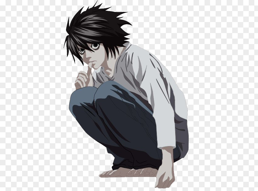 L Death Note Light Yagami Ryuk Another Note: The Los Angeles BB Murder Cases PNG