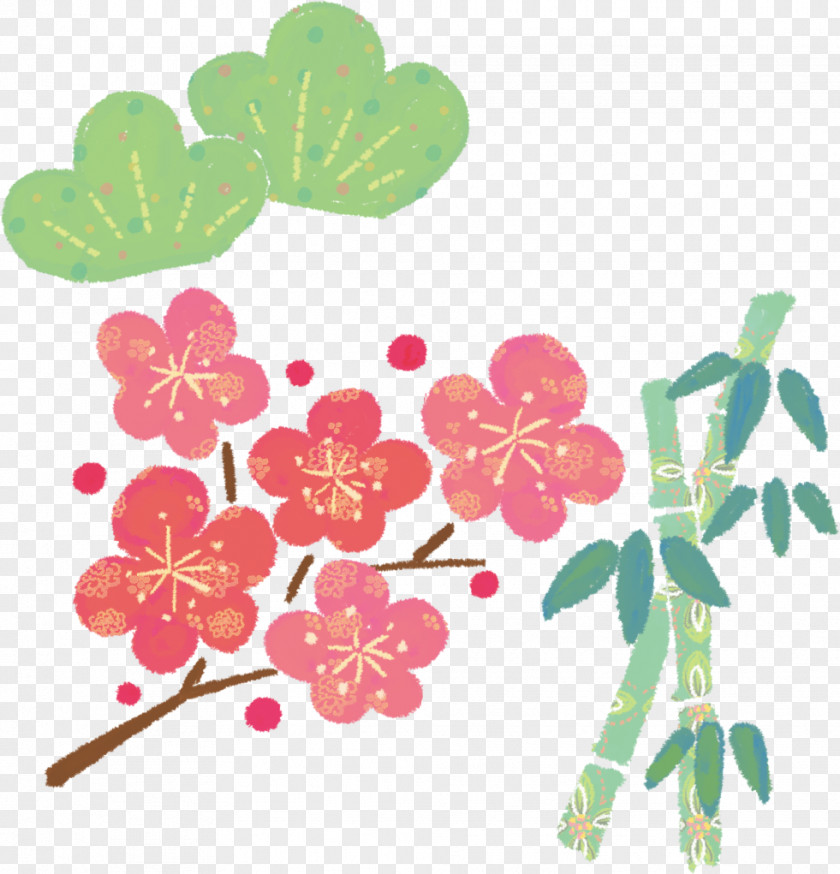 Leaf Floral Design Pink M Petal PNG