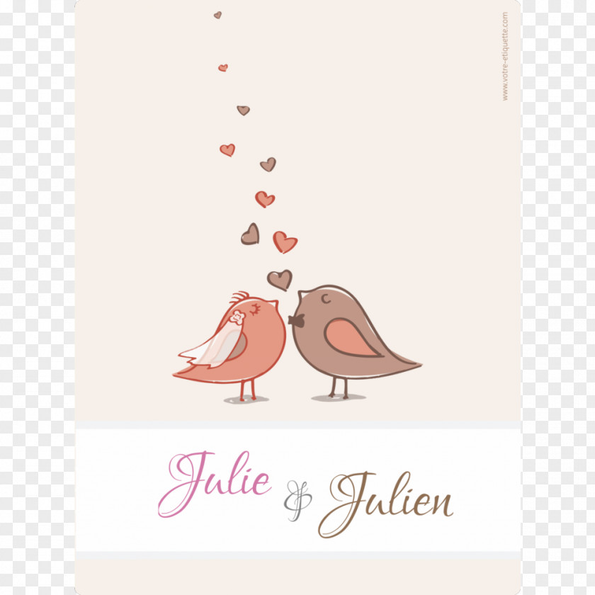 Wedding Sticker Invitation Bird Convite PNG