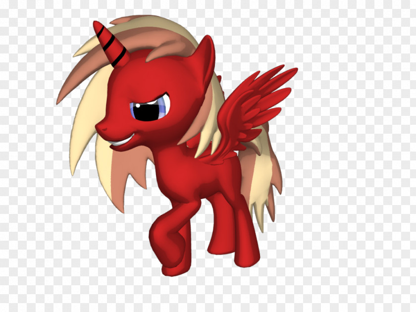 Fiaming Pony Horse Legendary Creature Cartoon PNG