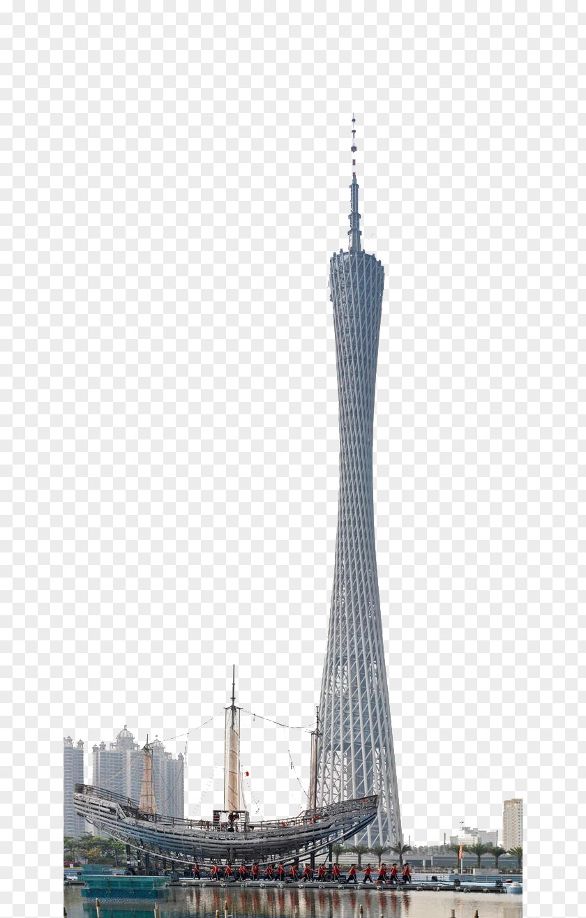 Guangzhou Landmarks Landmark Architecture PNG