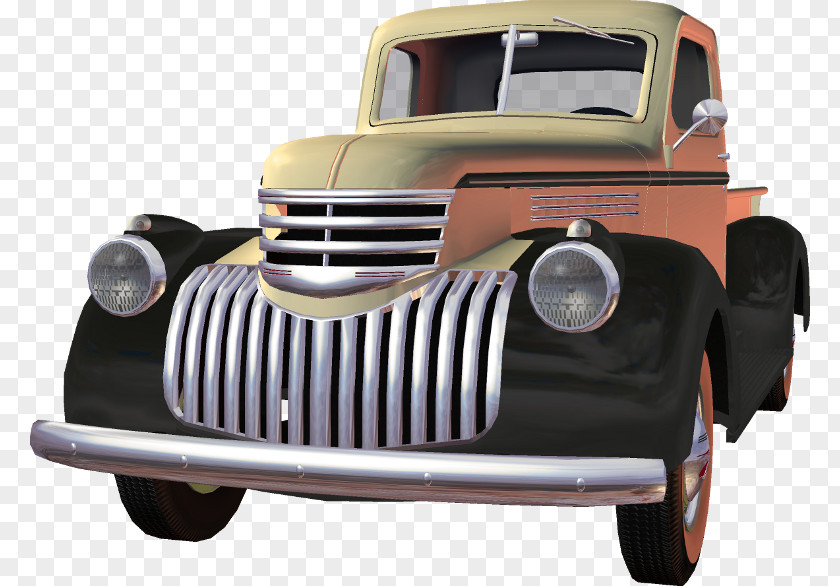 Old Car Psd Sports Pickup Truck Flatbed PNG