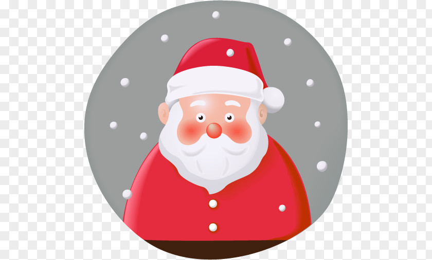 Santa Claus (M) Christmas Ornament Illustration Clip Art PNG