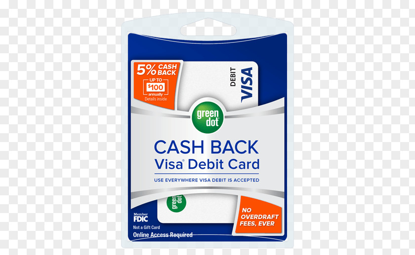 Storedvalue Card Green Dot Corporation Debit Stored-value Credit Visa PNG
