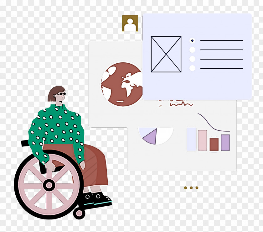 Wheel Chair People PNG