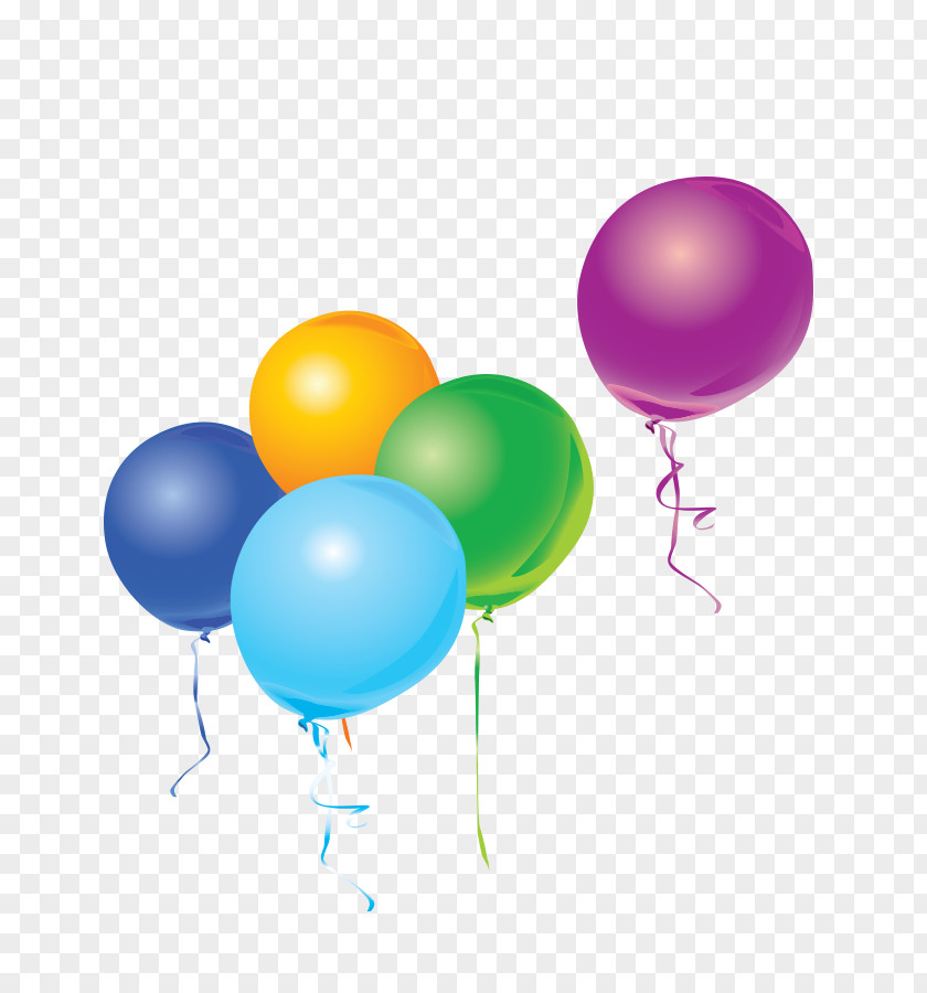 Colored Balloons Floating Birthday Happiness Wish Greeting Card Cumpleaxf1os Feliz PNG
