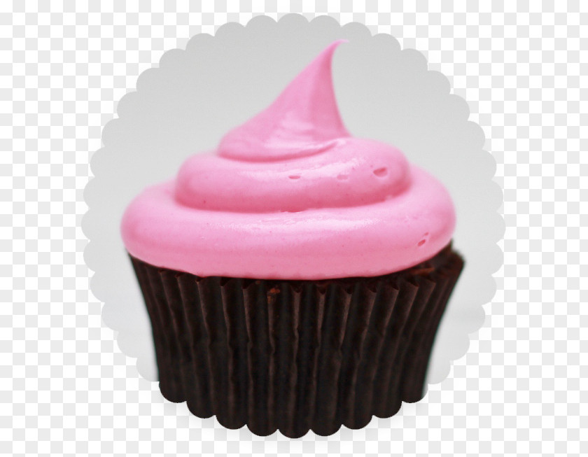 Cupcake Buttercream Chocolate Product Dessert PNG