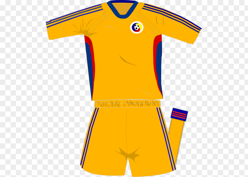 Football Jersey Romania National Team UEFA Euro 2016 PNG