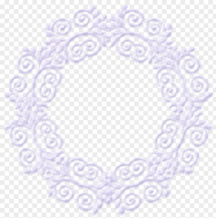 Purple Circle Pattern Motif PNG