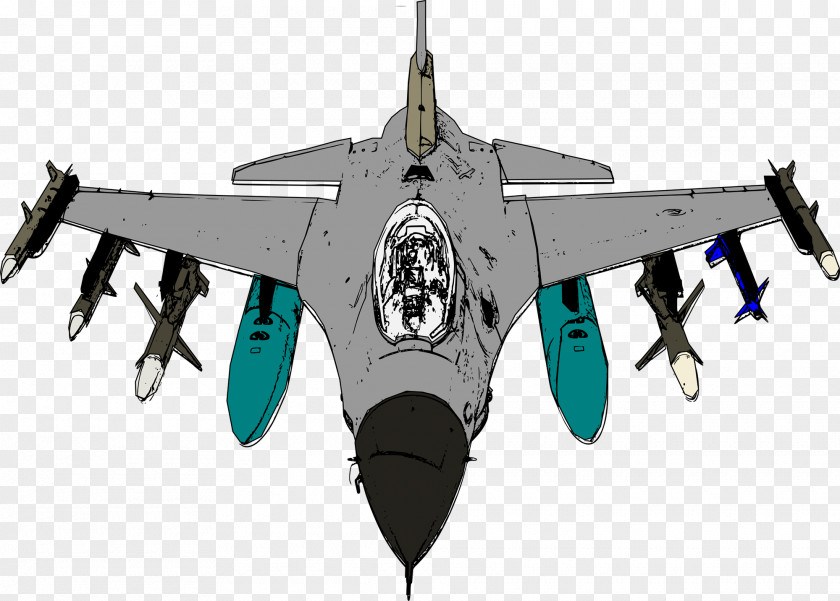 Super Cool Helicopter General Dynamics F-16 Fighting Falcon Airplane Fixed-wing Aircraft Fighter Clip Art PNG
