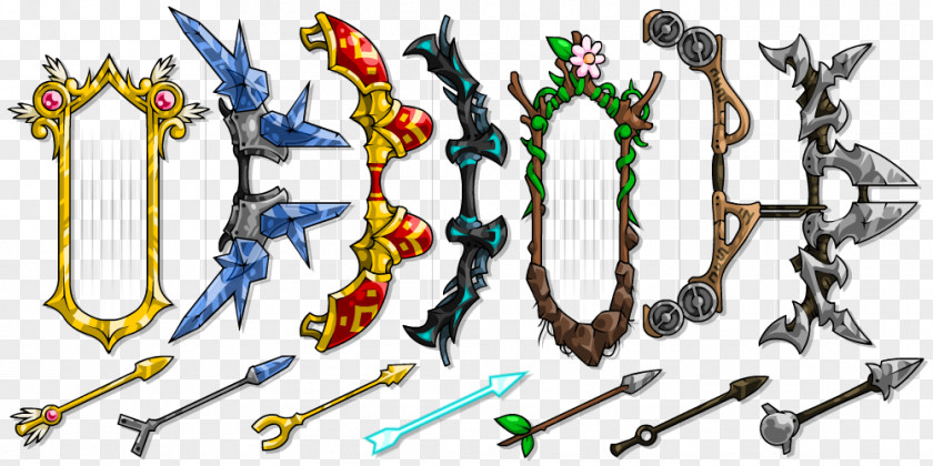 Bow Weapon Sword And Arrow PNG