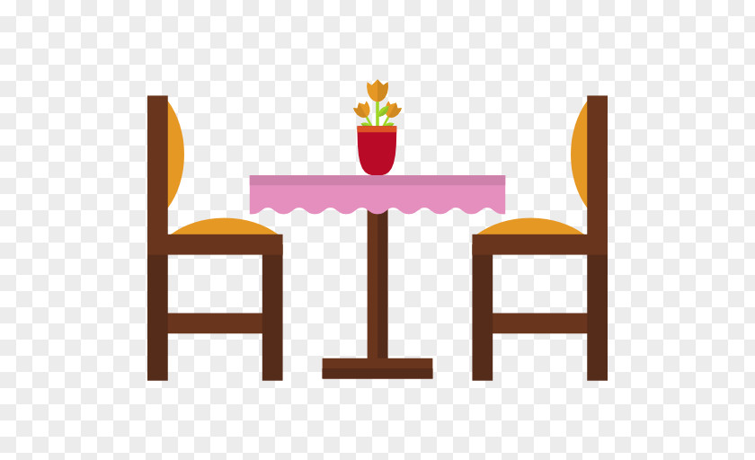 Dining Table Room Furniture Bedroom Icon PNG