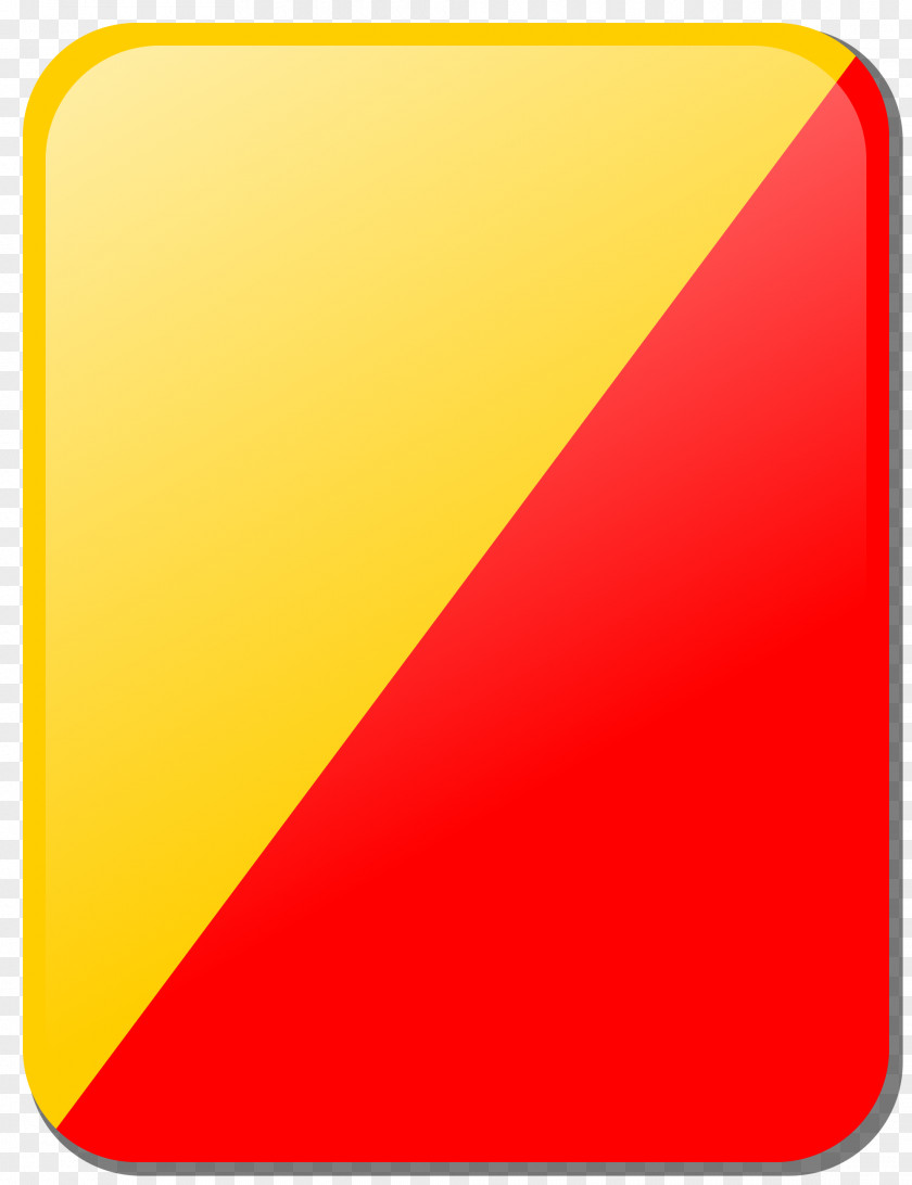 Football Penalty Card Computer File Yellow PNG