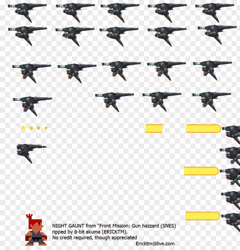 Sprite Front Mission Series: Gun Hazard Super Nintendo Entertainment System Shooting PNG