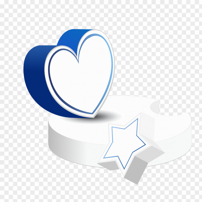 Blue Love Model Clip Art PNG