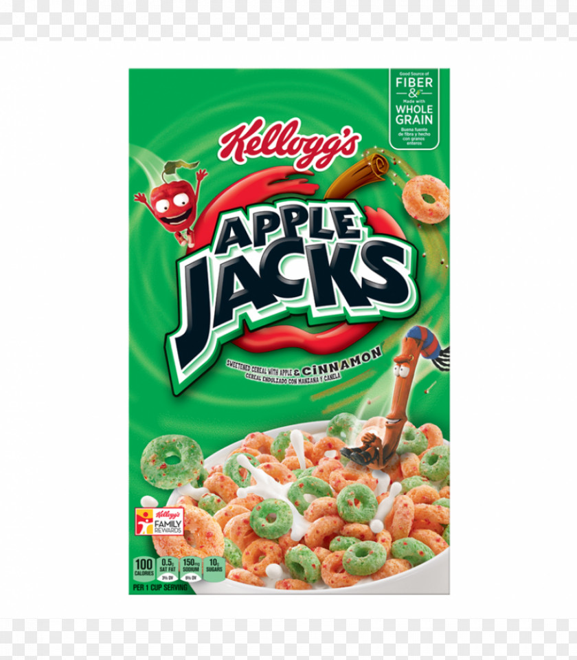Cereals Breakfast Cereal Kellogg's Apple Jacks PNG