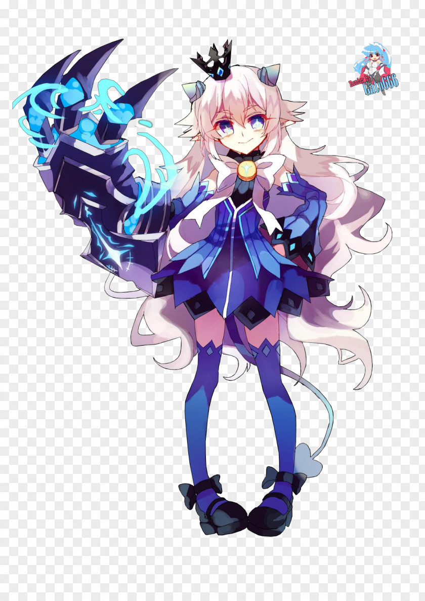 Demon Elsword Cosplay Costume Shoe Boot PNG