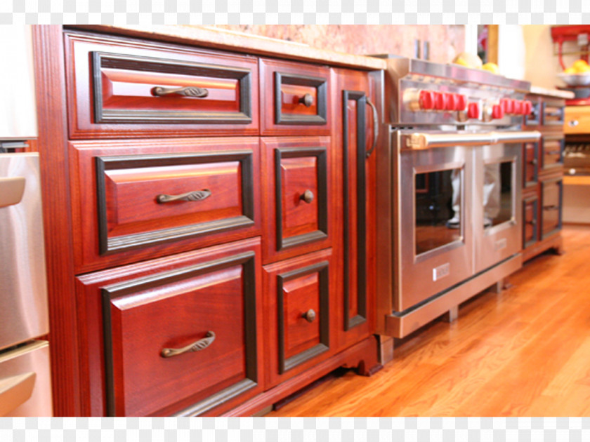 Kitchen Furniture Cabinetry Home Appliance Wood Stain PNG