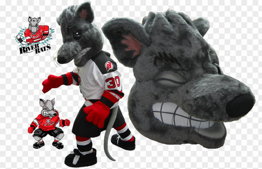 Rat & Mouse Albany River Rats Mascot Rowdy Team PNG