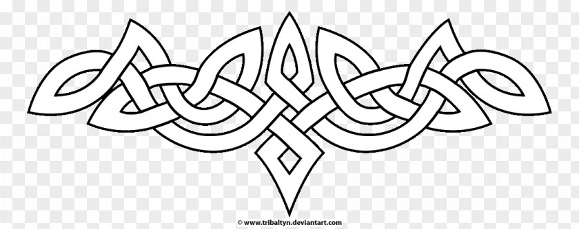 TRIBAL LINE Celtic Knot Celts Art Line PNG