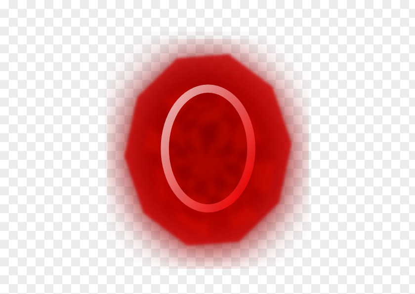 Ruby Close-up Circle Font PNG