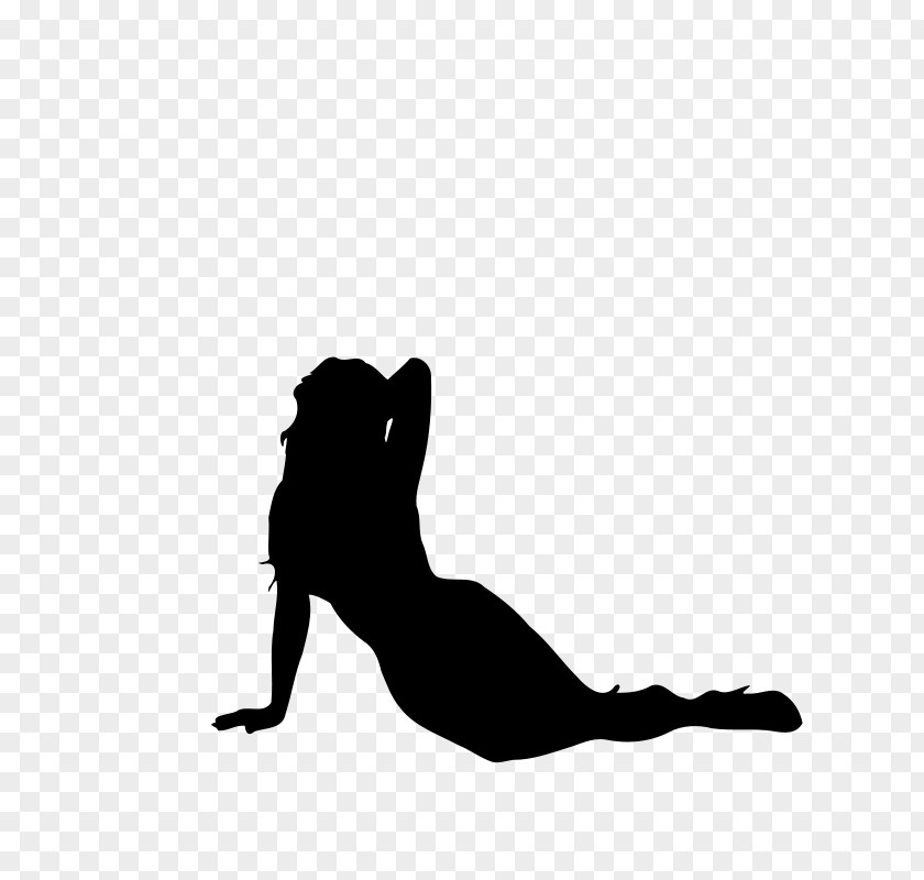 Silhouette Woman Photography Black And White Clip Art PNG