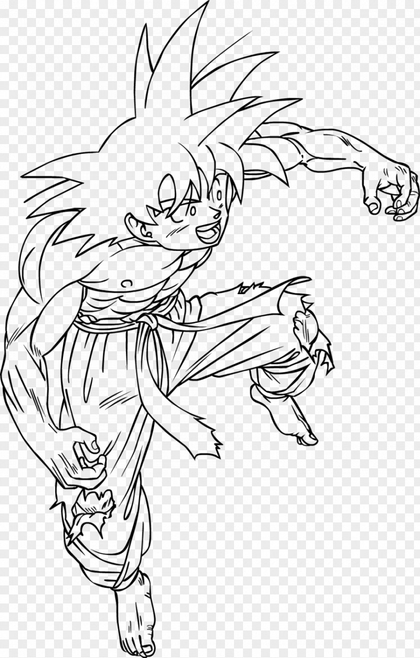 Goku Trunks Gohan Super Saiyan Coloring Book PNG