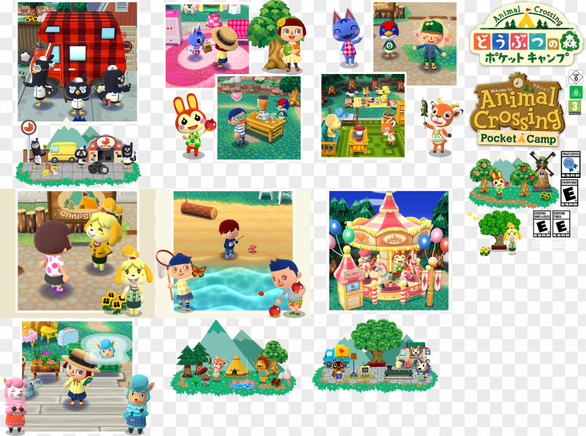 Nintendo Animal Crossing: Pocket Camp New Leaf 3DS PNG