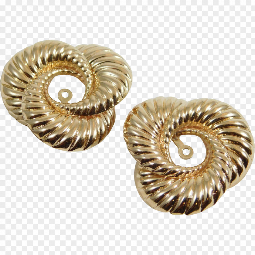 Seashell Earring Body Jewellery Silver Colored Gold PNG