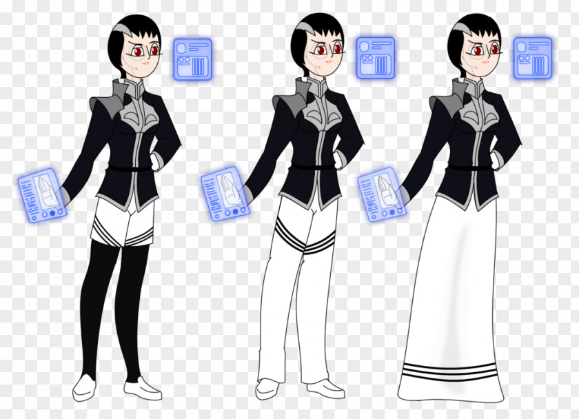 Tuxedo M. Costume School Uniform Dress PNG