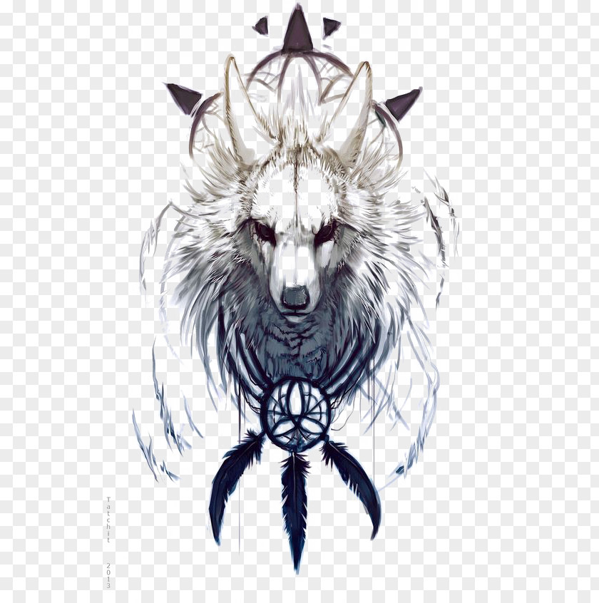 White Wolf IPhone 6 Plus Dreamcatcher High-definition Television Wallpaper PNG