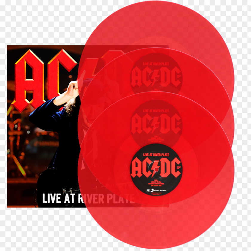 Ac Dc Live AC/DC Album At River Plate Phonograph Record PNG