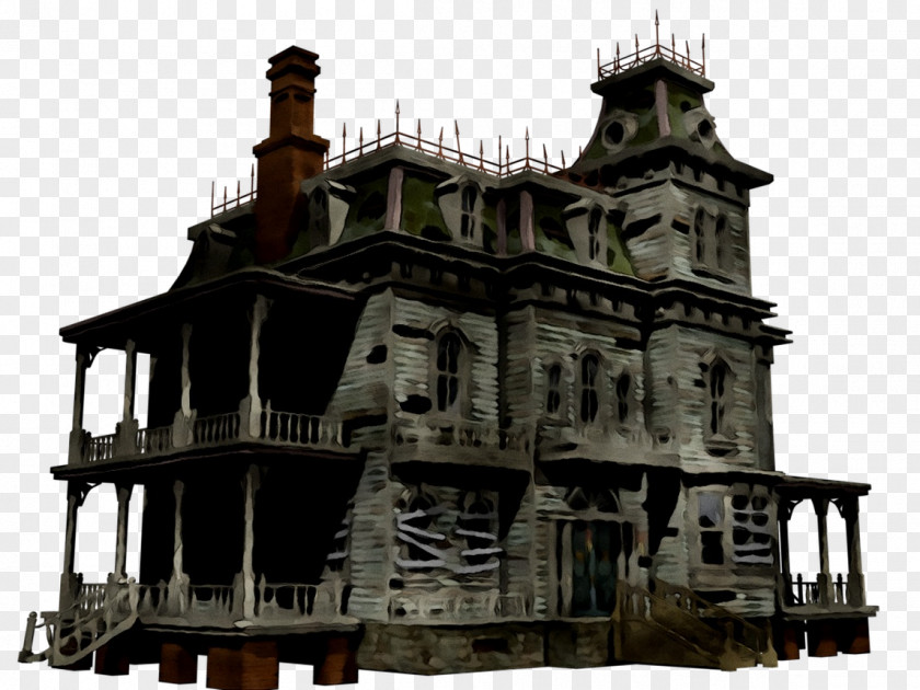 Clip Art Haunted House Image PNG