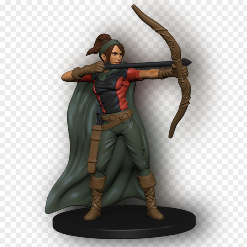 Dungeons And Dragons & Miniatures Game Dragons: Heroes Ranger Miniature Figure PNG