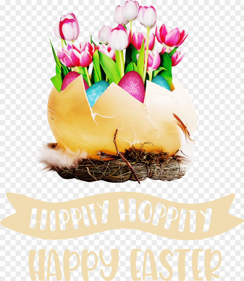 Hippity Hoppity Happy Easter PNG
