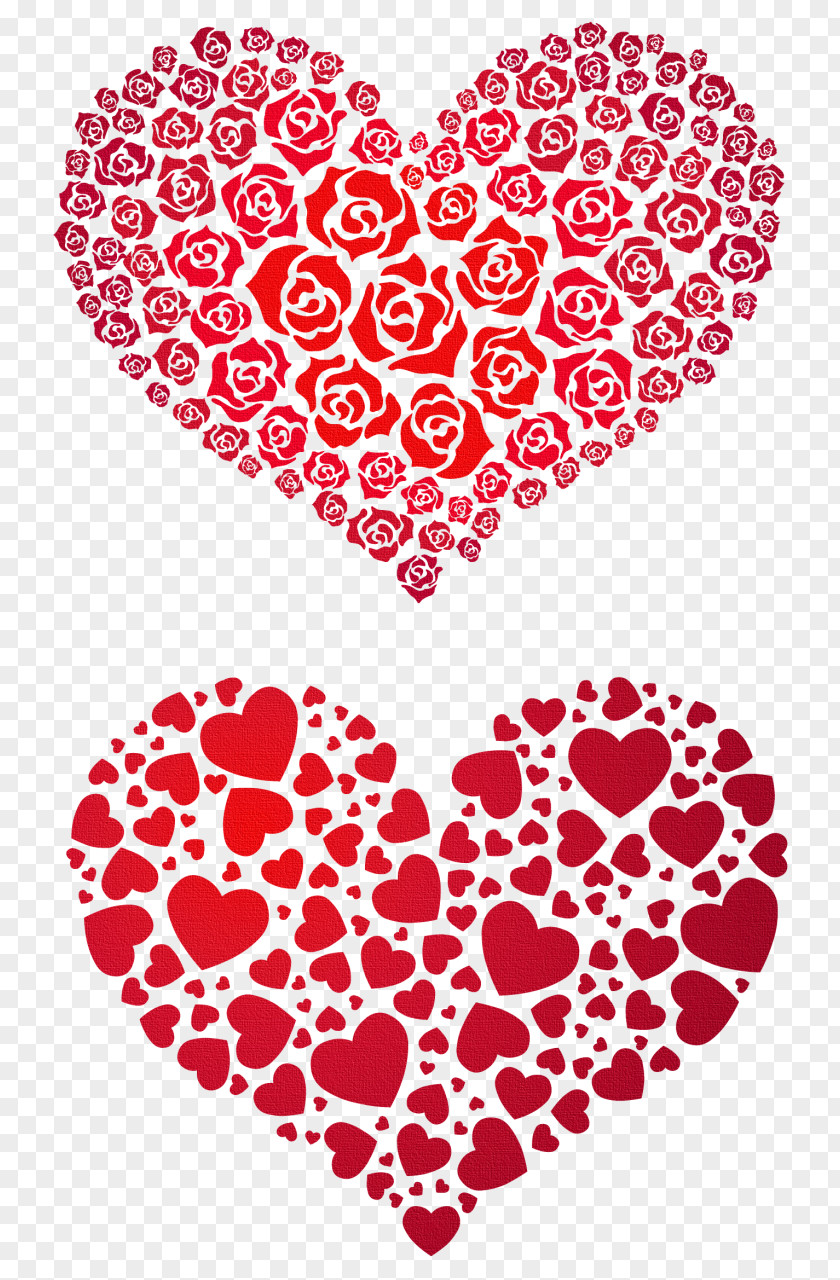 Love You Valentine's Day Heart Clip Art PNG