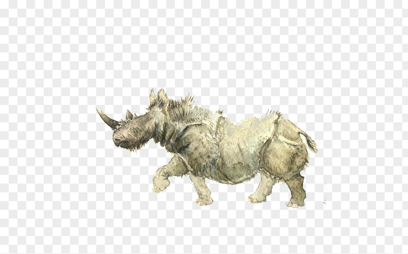Wearing Armor Rhino Rhinoceros 3D Icon PNG