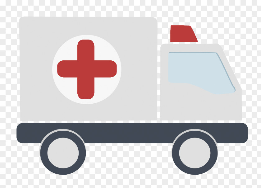 Ambulance Flat Design PNG