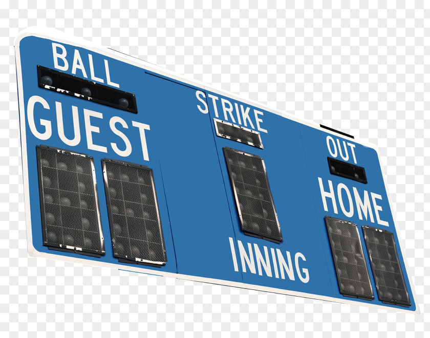 Baseball Bats Scoreboard Clip Art PNG