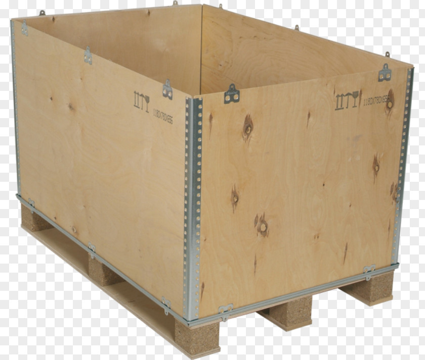 Box Plywood Pallet Crate PNG
