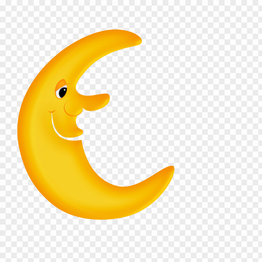 Crescent Moon Night Sky Drawing PNG