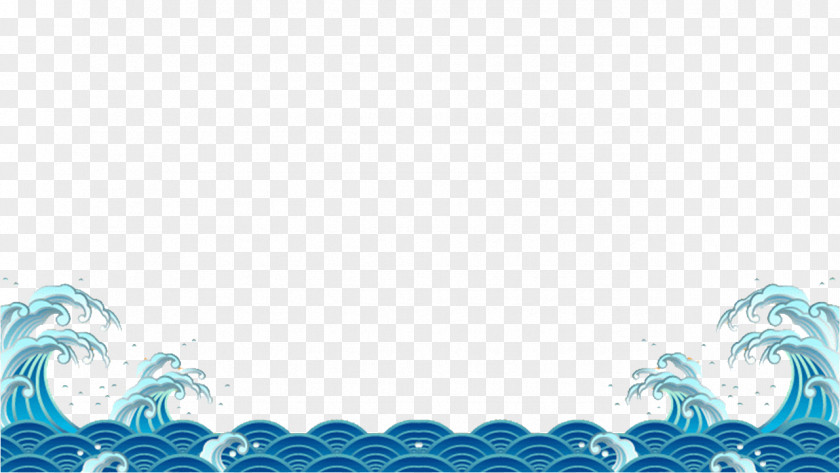 Scale Waves Qing Dynasty Wind Wave PNG