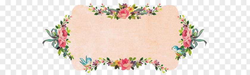 Flowers Border PNG border clipart PNG
