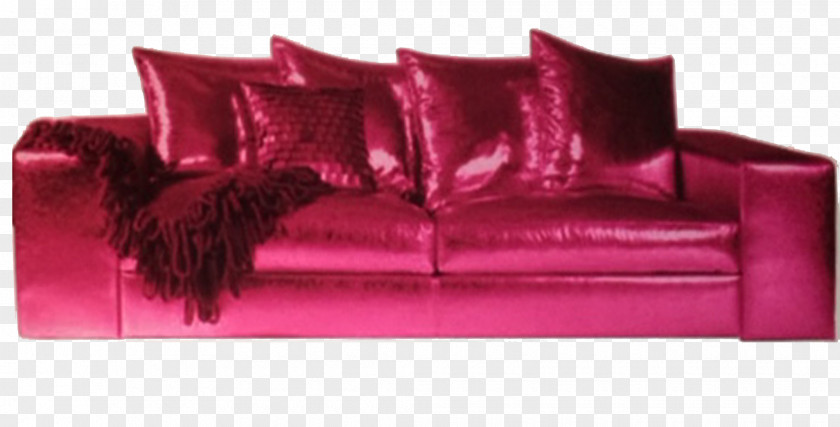 Pink Sofa Bed Couch Chair Furniture Slipcover PNG