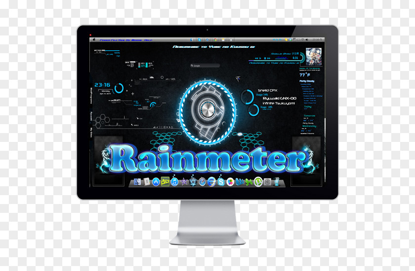 Rainmeter Theme Windows Vista Desktop Wallpaper XP PNG