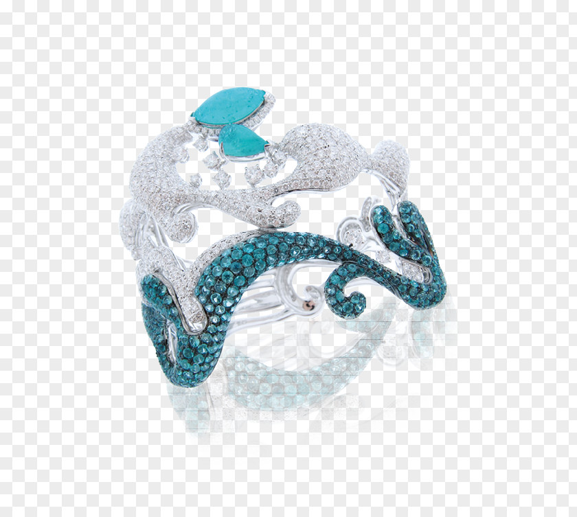 Silver Turquoise Body Jewellery Crystal PNG