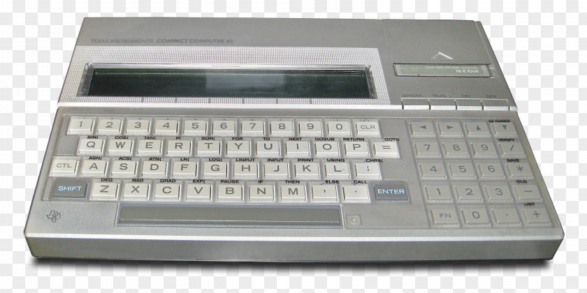 40% Laptop Texas Instruments TI-99/4A Compact Computer 40 Keyboard Electronics PNG