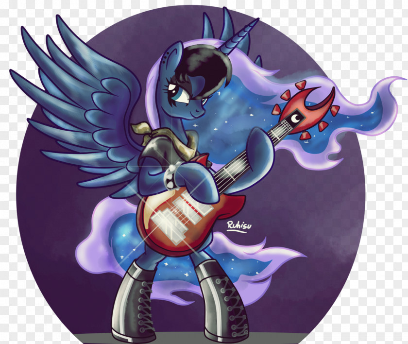 Gitara Princess Luna Pony Queen Chrysalis Moon Equestria PNG